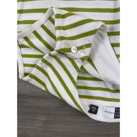 Saks Fifth Avenue Threads Shirt Top Womens Size XL Sleeveless Round Neck - Picture 8 of 12